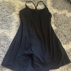 Black Halara Dress with built in shorts